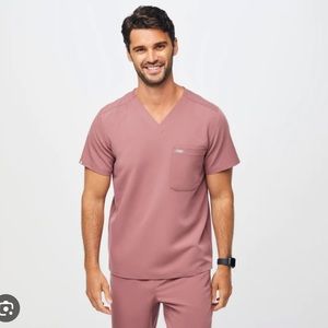 Limited Edition FIGS Men’s Leon Chalk Pink L Scrub top/shirt in large unisex too